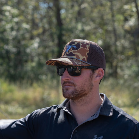 Old School Camo Mallard Dry Rope Hat