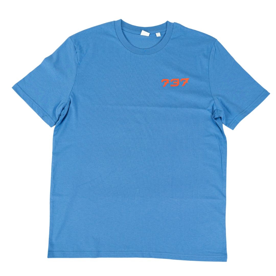 737 Blue Lead the Flock Tee