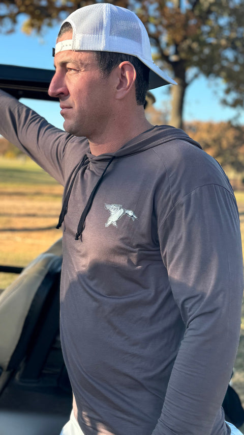 Charcoal Mallard - Bamboo Performance Hoodie