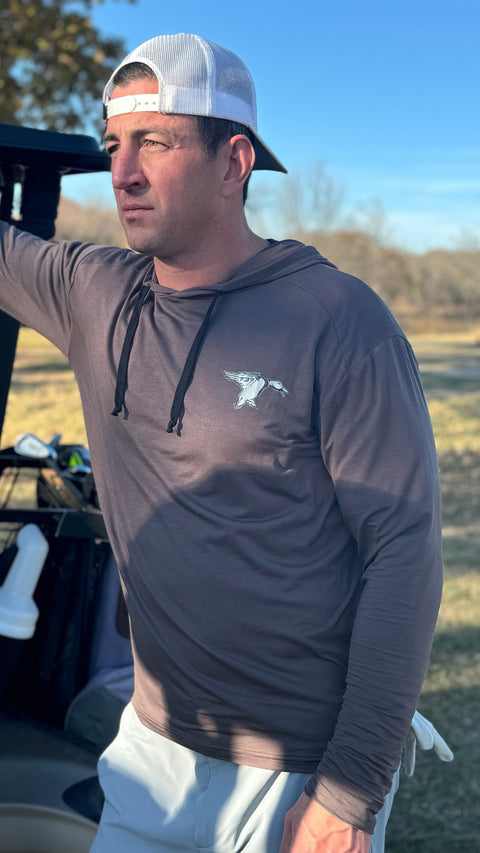 Charcoal Mallard - Bamboo Performance Hoodie
