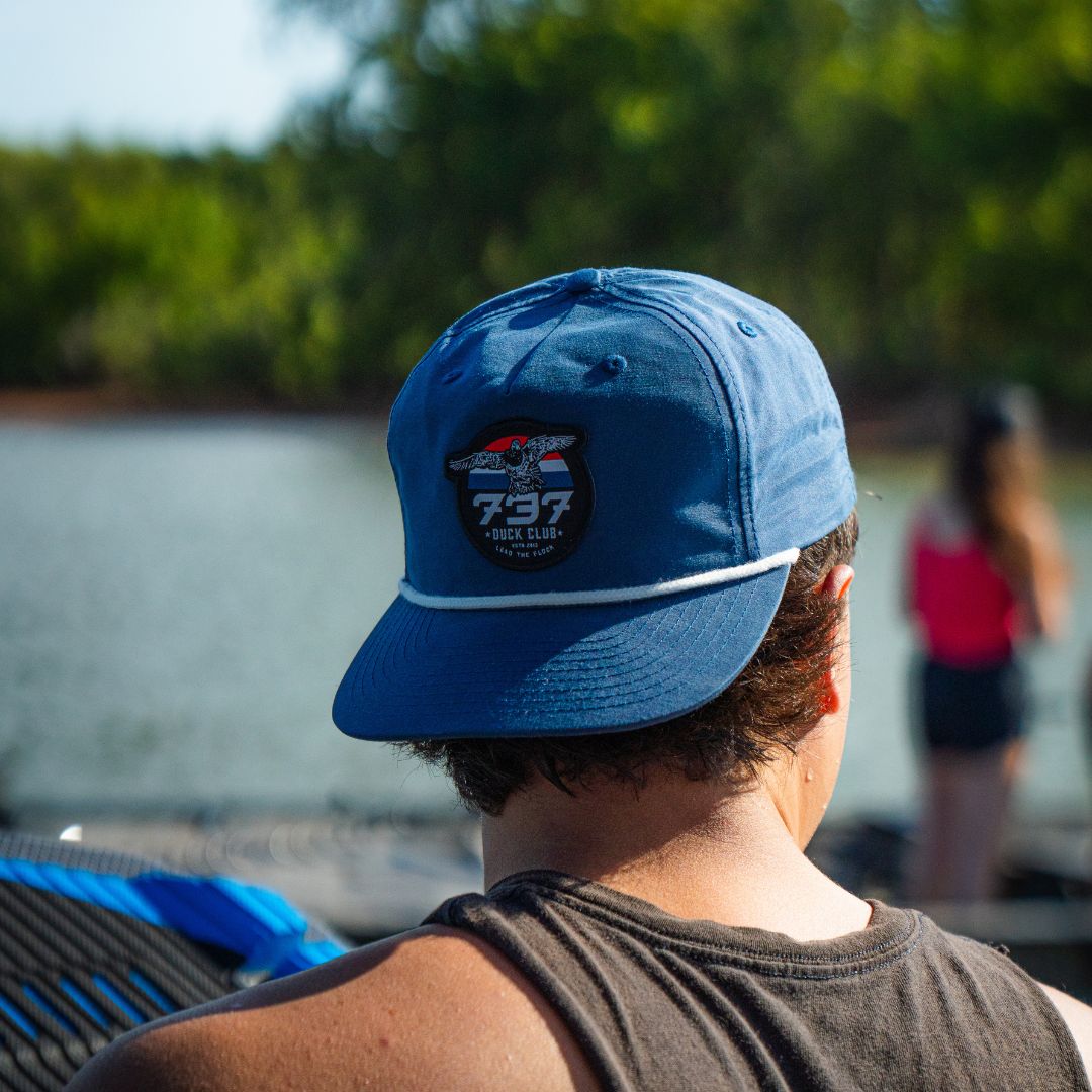 Navy Blue Duck Club Rope Hat