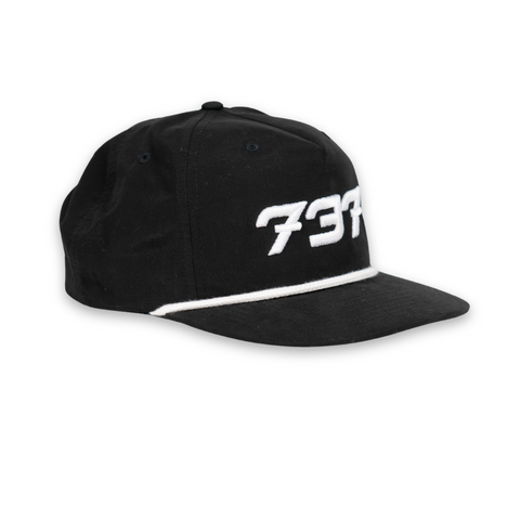 Black 737 Rope Hat