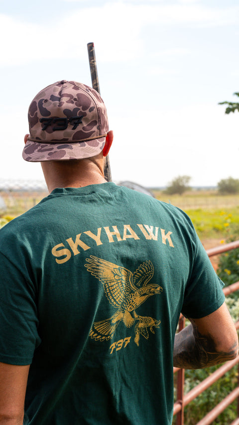 Green Sky Hawk Tee
