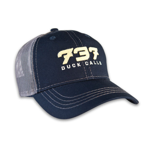 737 Gold & Blue Hat