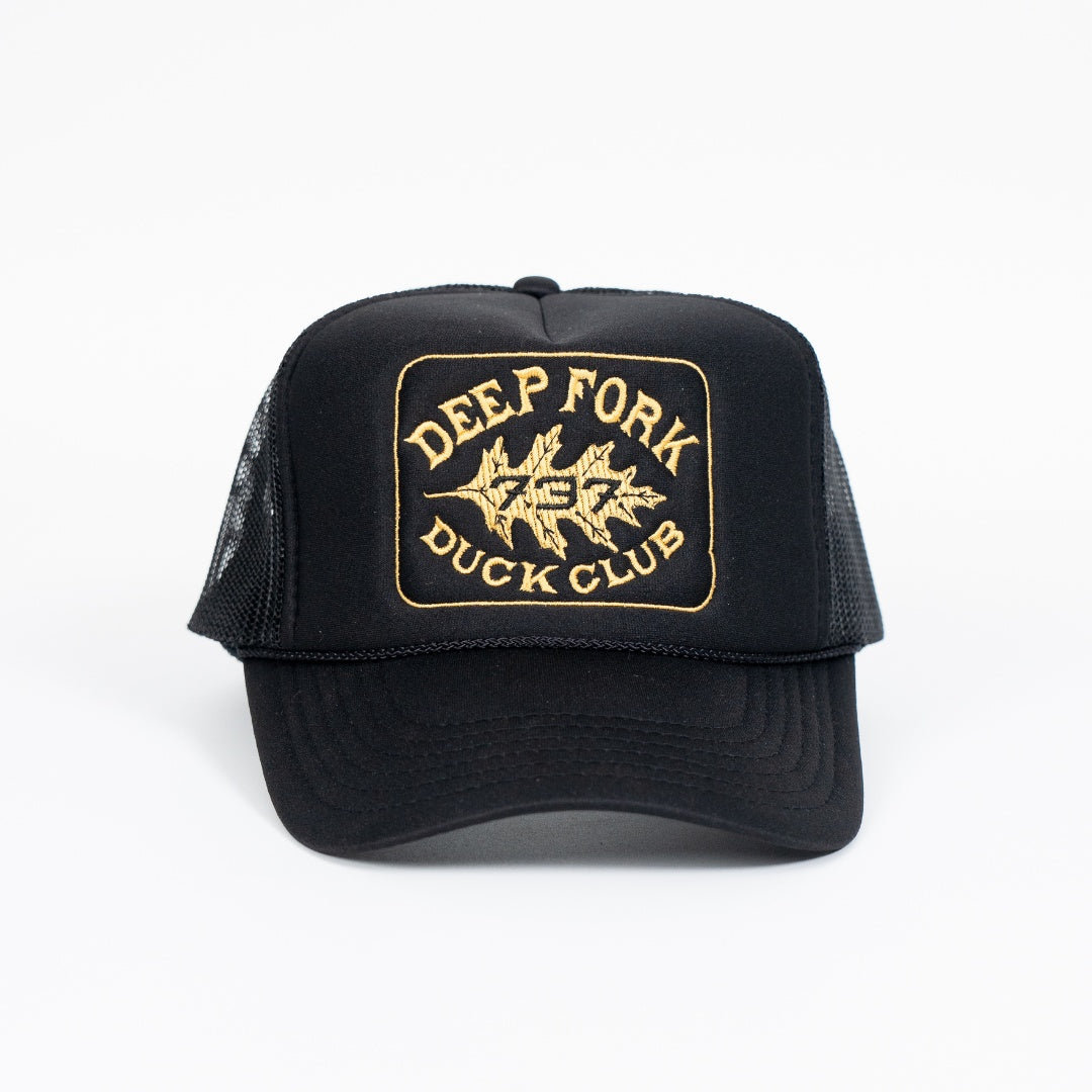 Deep Fork Foam Hat-Black