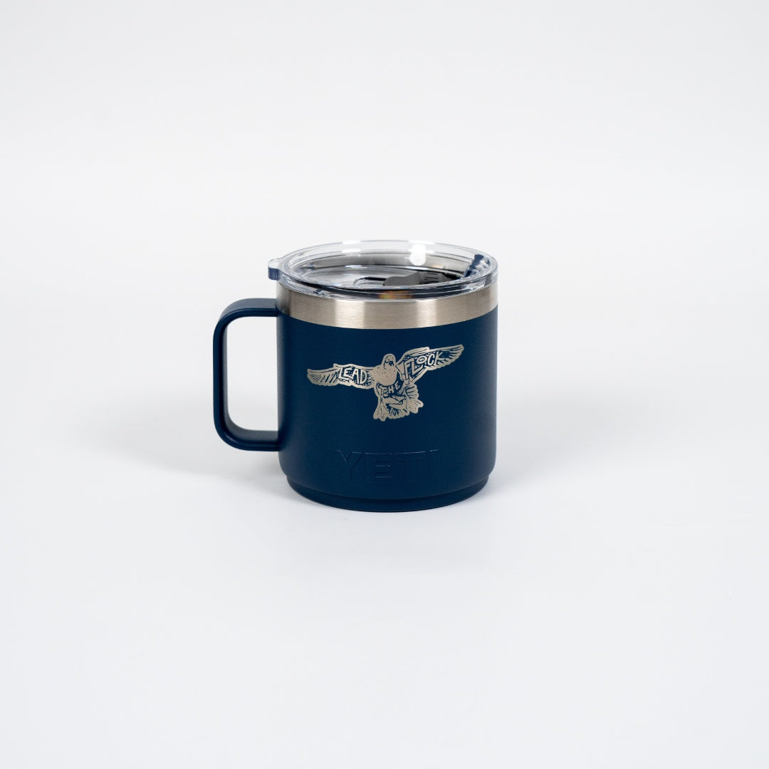 Lead the Flock 14 oz Stackable Yeti Mug