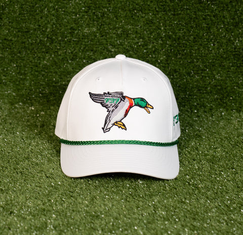 Duck Call Rope White & Green Mallard Rope Hat – 737 Duck Calls