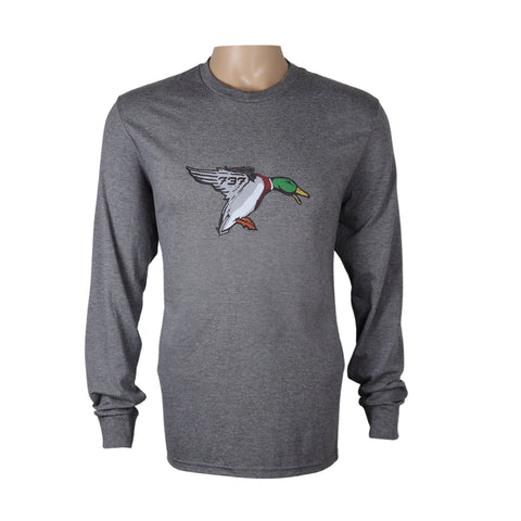 Charcoal Mallard Long Sleeve T-Shirt