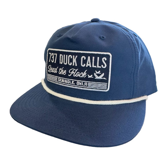 256 Navy 737 Patch Rope Hat