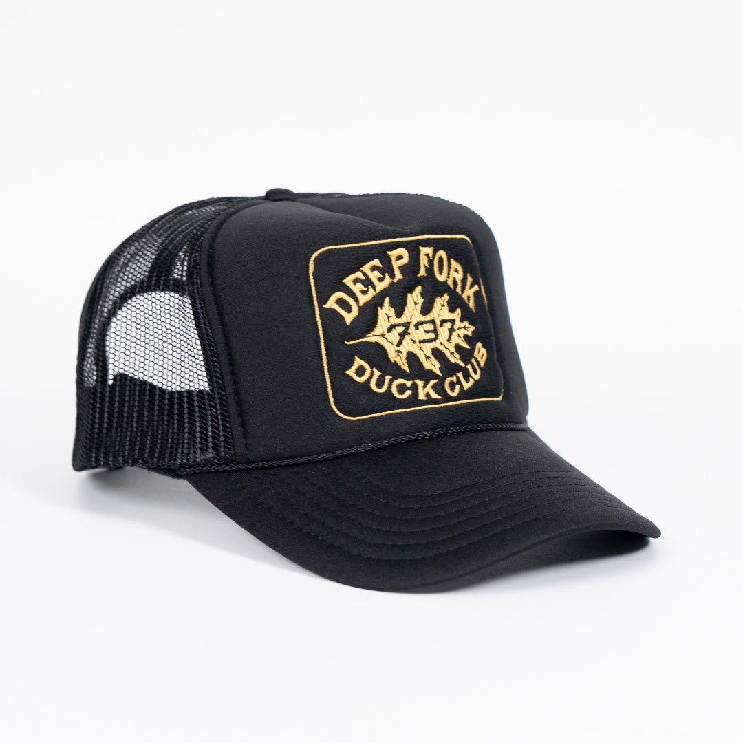 Deep Fork Foam Hat-Black