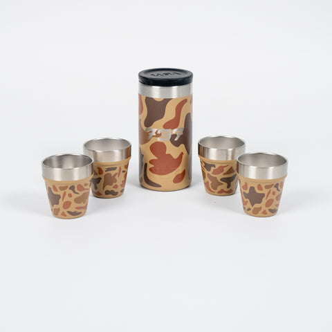 737 Wetlands Camo YETI® Shot Glasses with Carrying Case