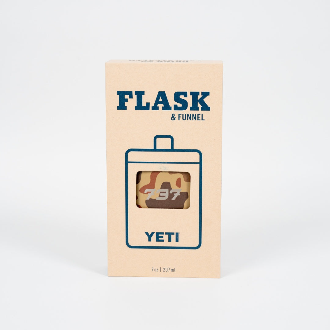 737 Wetlands Camo YETI® Flask