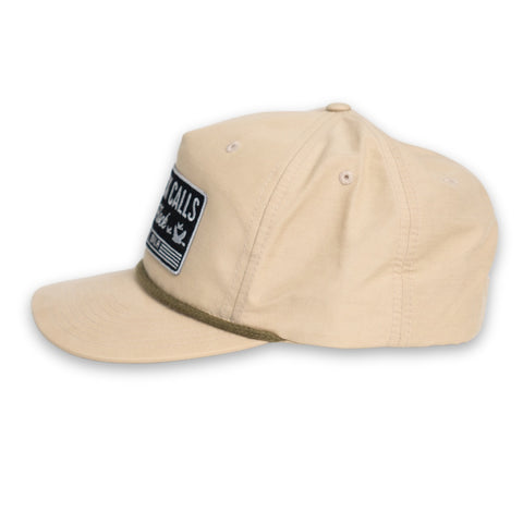 Classic Patch Tan & Green Rope Hat