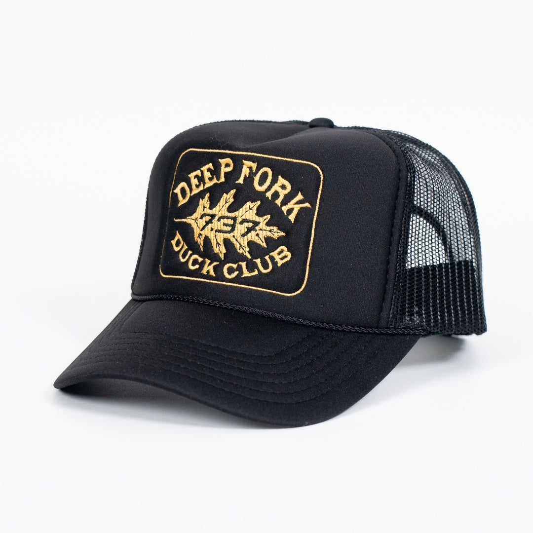 Deep Fork Foam Hat-Black