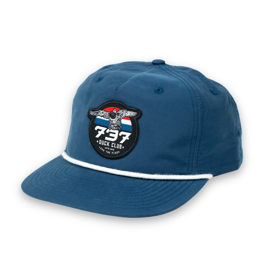 Navy Blue Duck Club Rope Hat