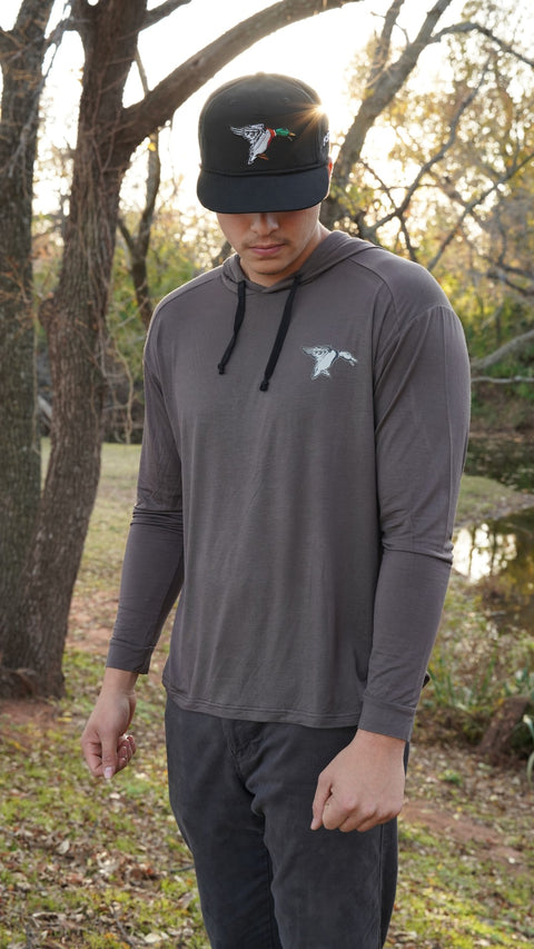 Charcoal Mallard - Bamboo Performance Hoodie