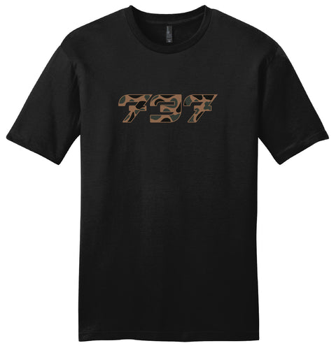 Old School Camo 737 Tee