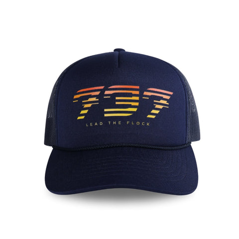 737 Sunset Foam Hat