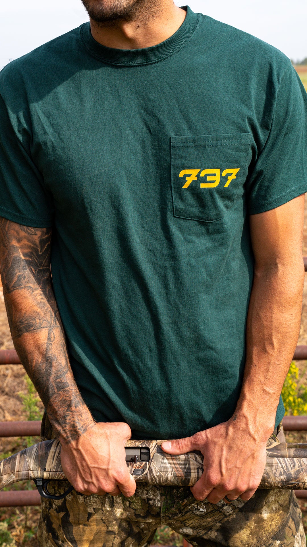 Green Sky Hawk Tee