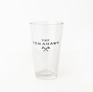 Tomahawk Pint Glass