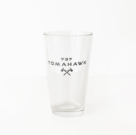 Tomahawk Pint Glass