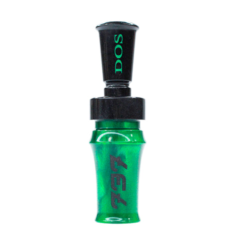 green and black dos duck call