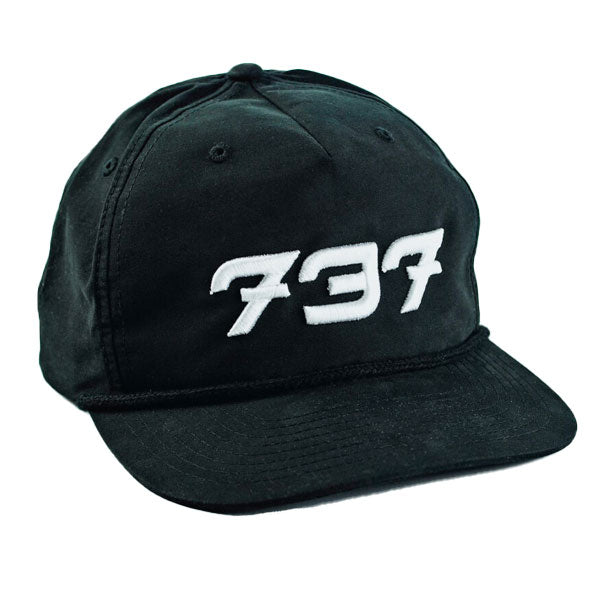 256 Black 737 Rope Hat