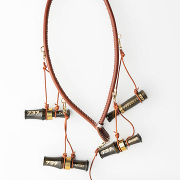 Leather Duck Call Lanyard – 737 Duck Calls